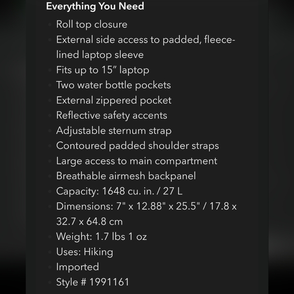 ✨️Columbia Backpack✨️ - Picture 2 of 7